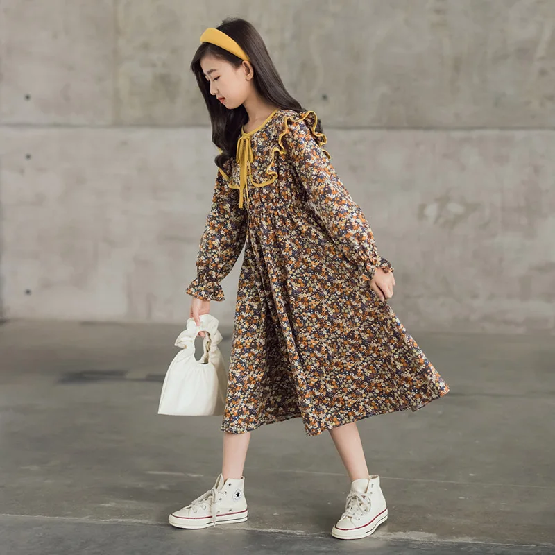 chinese dress ladies Girls' Liturgical Long Sleeve Dress | Dancewear main image 1