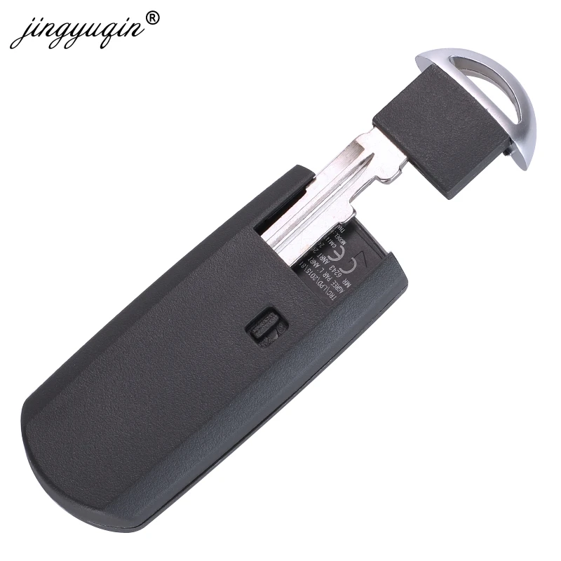 Jingyuqin 433 МГц ID49 2/3 кнопки смарт-ключ подходит для MAZDA CX-3 CX-5 Axela Atenza модель SKE13E-01 SKE13E-02 пульт дистанционного управления автомобиля