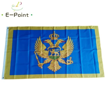 

Naval Jack of Montenegro Flag 2*3ft (60*90cm) 3*5ft (90*150cm) Size Christmas Decorations for Home and Garden