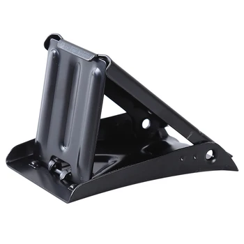 

Triangle Steel Plate Heavy Duty Black Wheel Chock Locator Solid Tire Parking Car Stopper Reverse Pad Rustproof Anti Skid