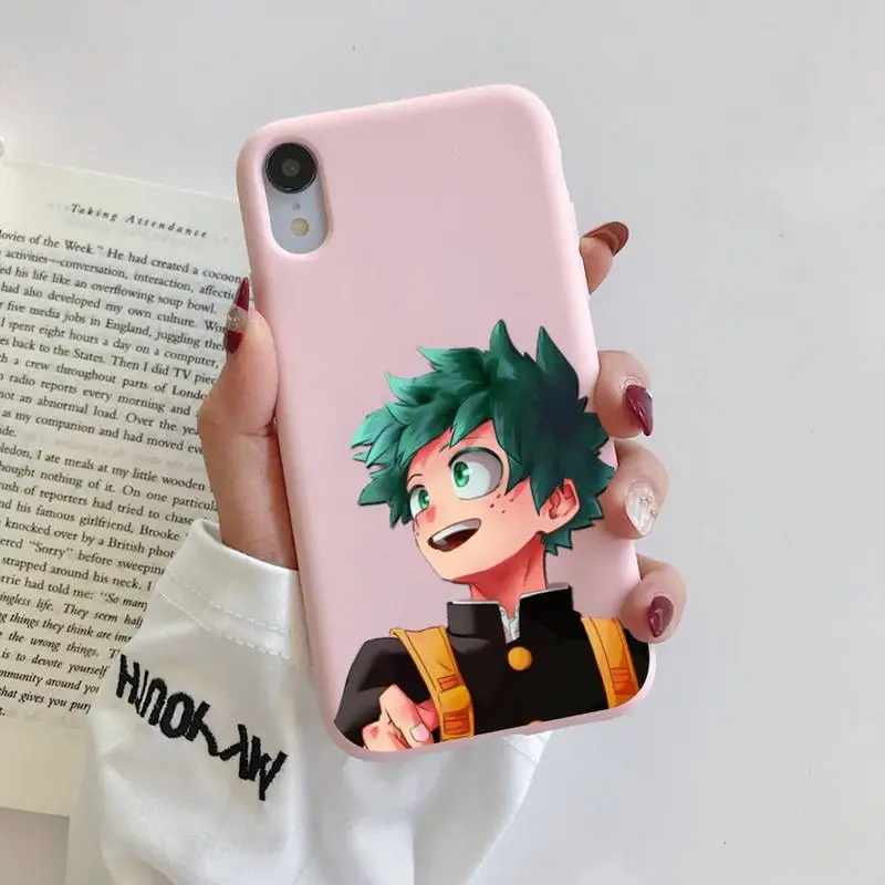 Anime My Hero Academia Midoriya Izuku Phone Case for iphone 13 11 12 mini pro max 7 8 plus 6 6s x xs max xr coque