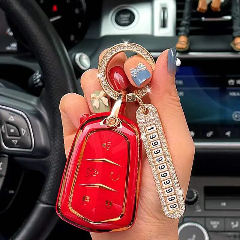 Cover Chiave/telecomando per Cadillac XT5 XT4/XTS XT6Key Bag CT4 CT5 CT6 ATS-L - H56df1032421147d3bf285ba9e46e7346Y