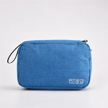 

New Cosmetic Bag Waterproof Polyester Travel Cosmetic Makeup Toiletry Case Travel Organizer Storage Hanging Bag Fashion