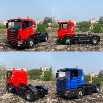 

1:43 alloy model car for Scania truck 14cm in length