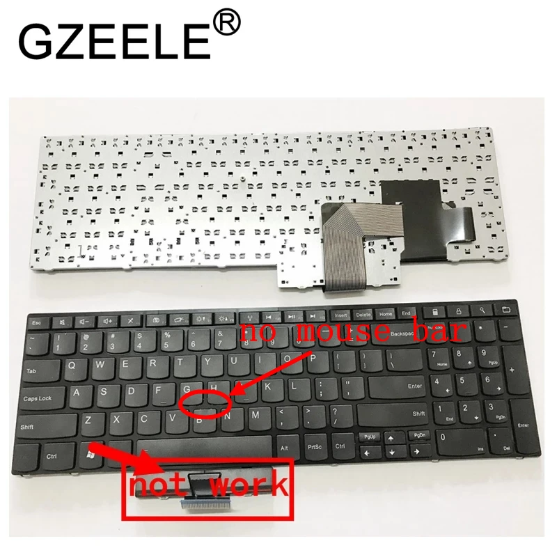 Новая клавиатура GZEELE US для ноутбука OEM lenovo Thinkpad E520 E520S E525 английская Черная |