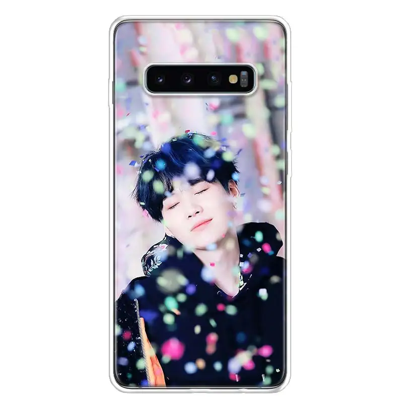 Seokjin Suga симпатичный чехол для телефона для samsung Galaxy S10+ Note 10 9 8 S9 S8 J4 J6 J8 плюс S7 S6 корпус под плетенную сумку