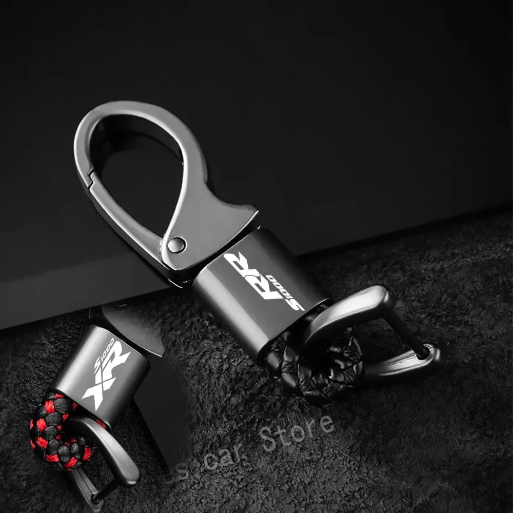 For BMW S1000XR S1000RR 2014 2015 2016 2017 2018 2019 2020 motorcycle Accessories Hanging waist with metal leather cord keychain