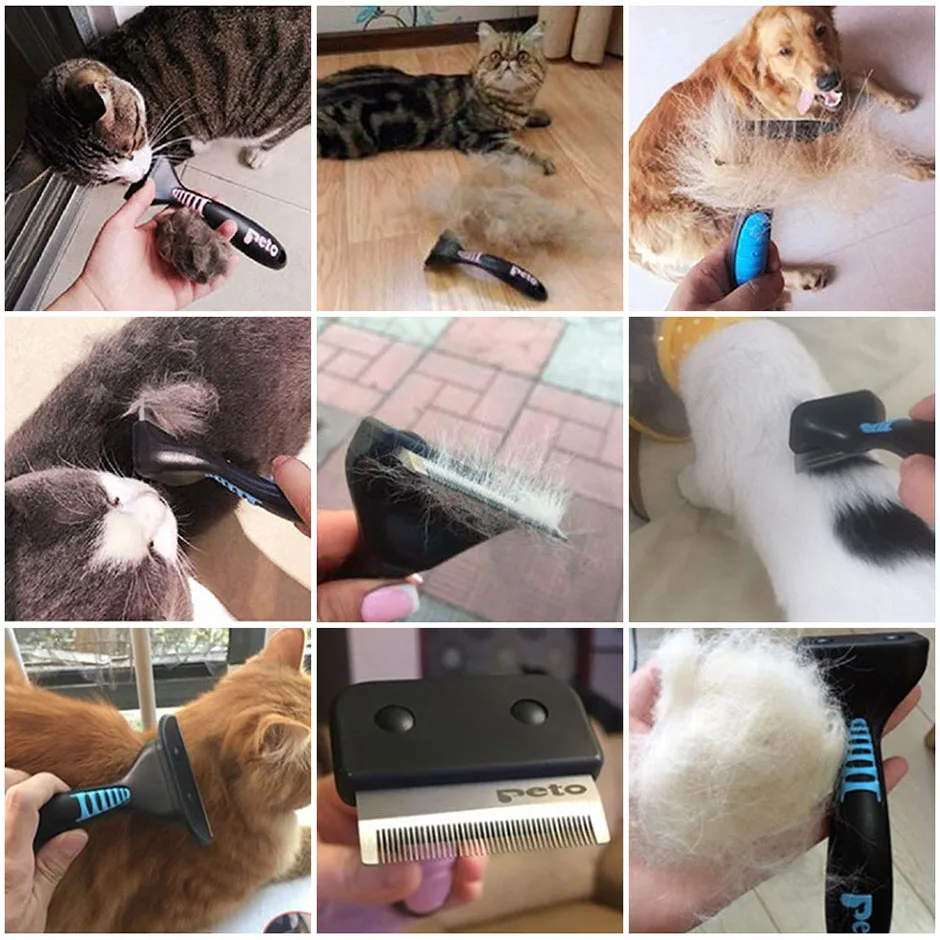 Pet Brushes Deshedding Tools Cats Deshedding Brushes Pet Comb Cat