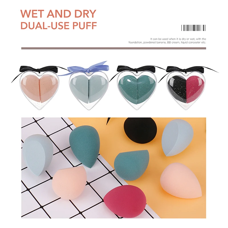 Brand New Makeup Egg Cosmetic Egg Holder Non-latex Dry-wet Dual-use Powder Puff Cosmetic Puff Tools