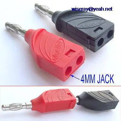 

DHL/EMS 50pcs Banana PLUG FOR 4MM BANANA Socket Jack Soldering Iron DIY FOR Meter Test Probes-A7
