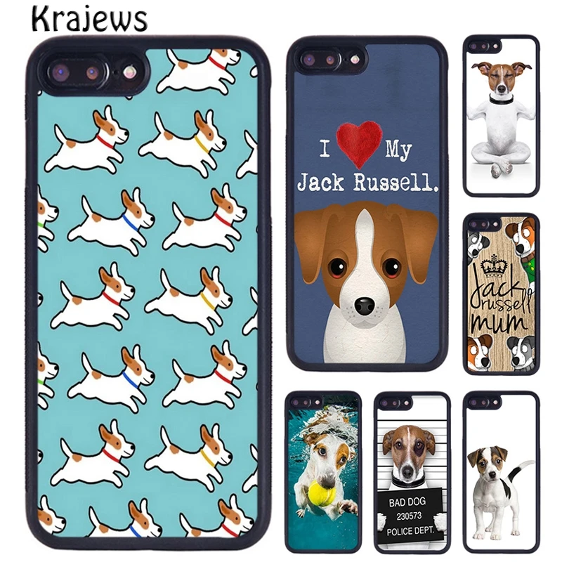 Krajews I Love My Jack Russell dog Phone Case Cover For iPhone 5 6s 7 8 plus X XR XS 11 12 13 pro max Samsung Galaxy S9 S10 | Мобильные