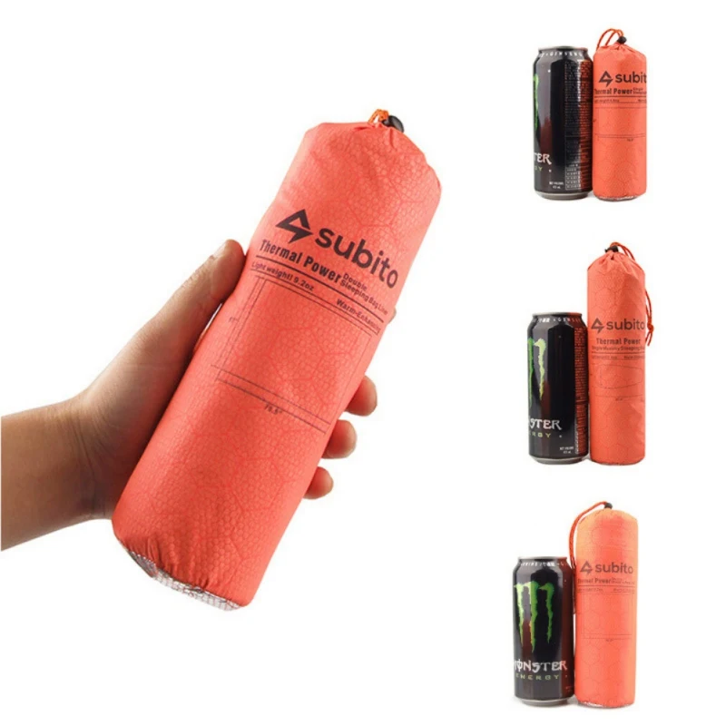 

Portable Emergency Sleeping Bag Envelope Bags Ultra-Light Adult Envelope Type Reusable Outdoor Camping Accessories