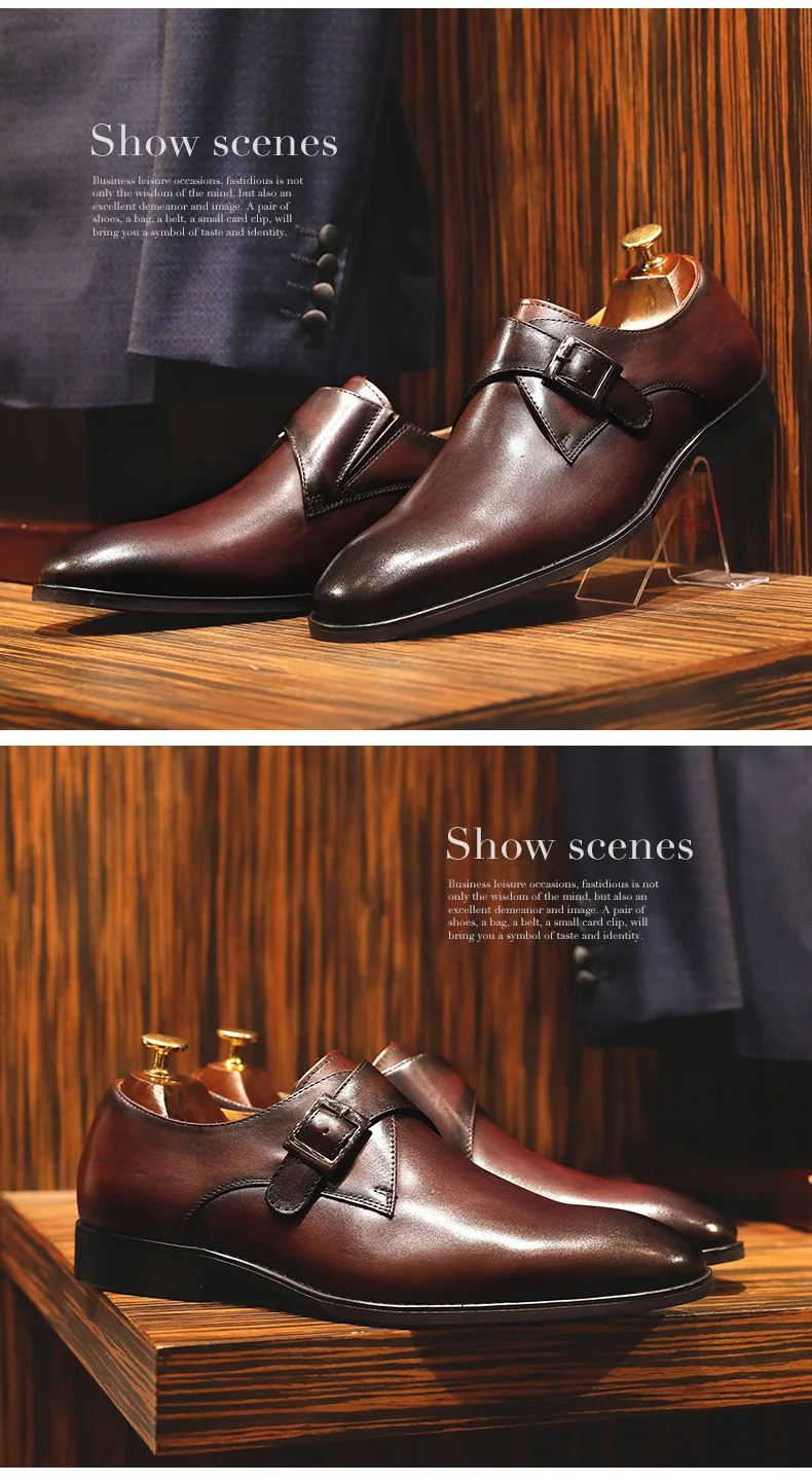 Desai/Модная Мужская официальная обувь из натуральной кожи размера плюс; модель года; ; парадная обувь; Свадебная Классическая Повседневная обувь для мужчин