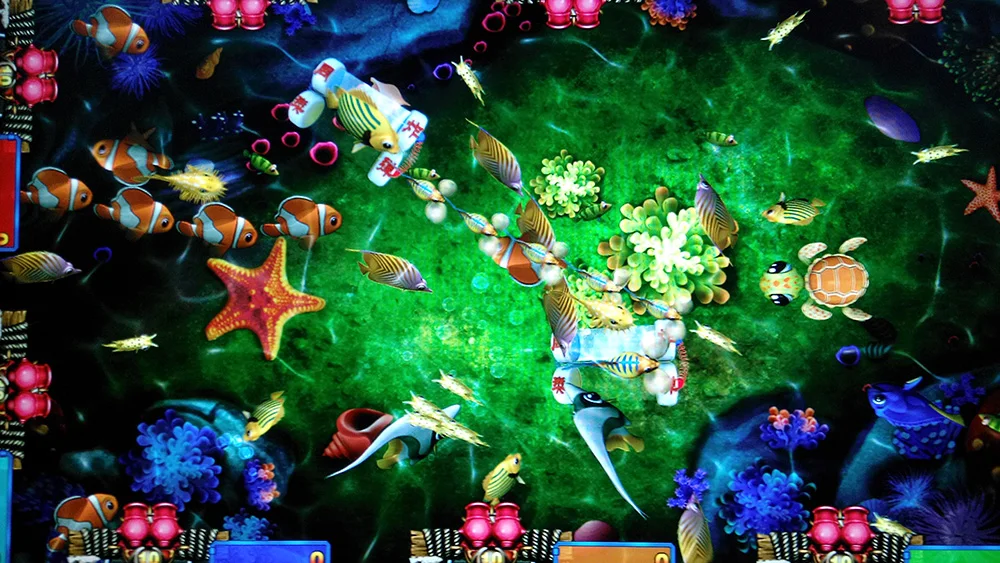 Arcade Shooting Game Machine Host Accessories for 6-10 Players Description Image.This Product Can Be Found With The Tag Names Board Game, Fish hunter game machine, Sports Entertainment