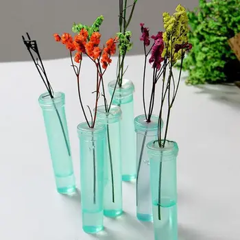 

Flower Nutrition Tube Plastic Floral Water Tube Hydroponic Container For Flower With Cap Keep Fresh Rhizome Tube