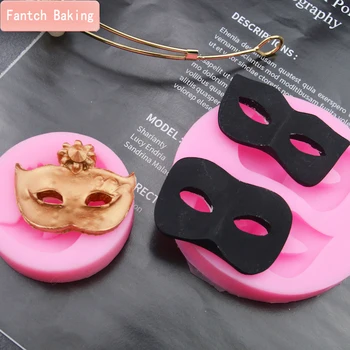 

DIY Art Craft Masquerade Mask Silicone Mold Fondant Molds Cake Decorating Tools Mask Gumpaste Mould Polymer Clay Resin Molds