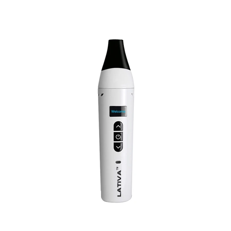 AIRISTECH airis Herbva Lativa сухой травы испаритель Vape ручка комплект Кнопка управления электронная сигарета комплект - Цвет: Белый