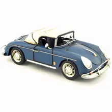 Античные Классические модели автомобиля Ретро Винтажные кованные Металлические ремесла для дома/паба/кафе украшения или подарок на день рождения