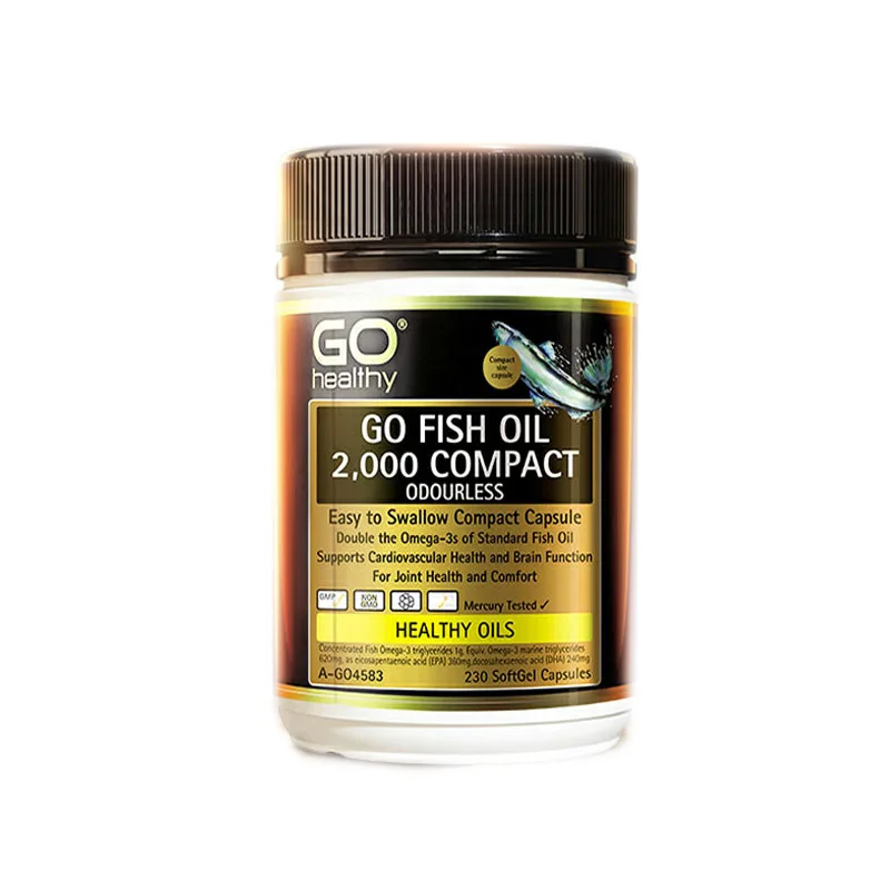 

GO Healthy капсулы для глубоководной рыбы 230 шт./бутылка бесплатная доставка