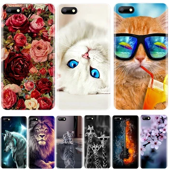 

Phone Case For BQ Strike 5020 Soft Silicone TPU Cute Cat Painted Back Cover For BQS 5020 Strike Case