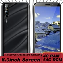 9X Globale Version smartphones 4G RAM quad core 64G ROM 6,0 inch 13mp Gesicht ID entsperrt android mobile handys billig celulares wifi