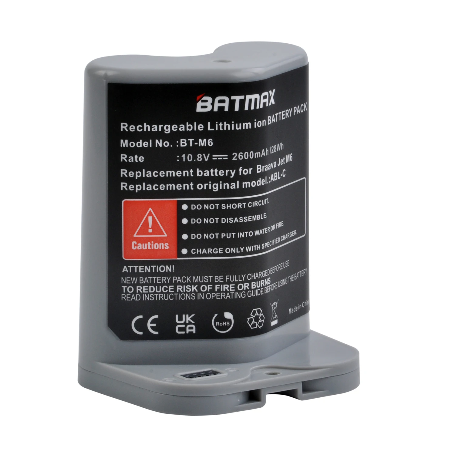 Batteria Ricambio Per Braava Jet M6 - 10.8V 2200mAh, Compatibile Con Modelli M612880/M612680/M614480 - Foto 6
