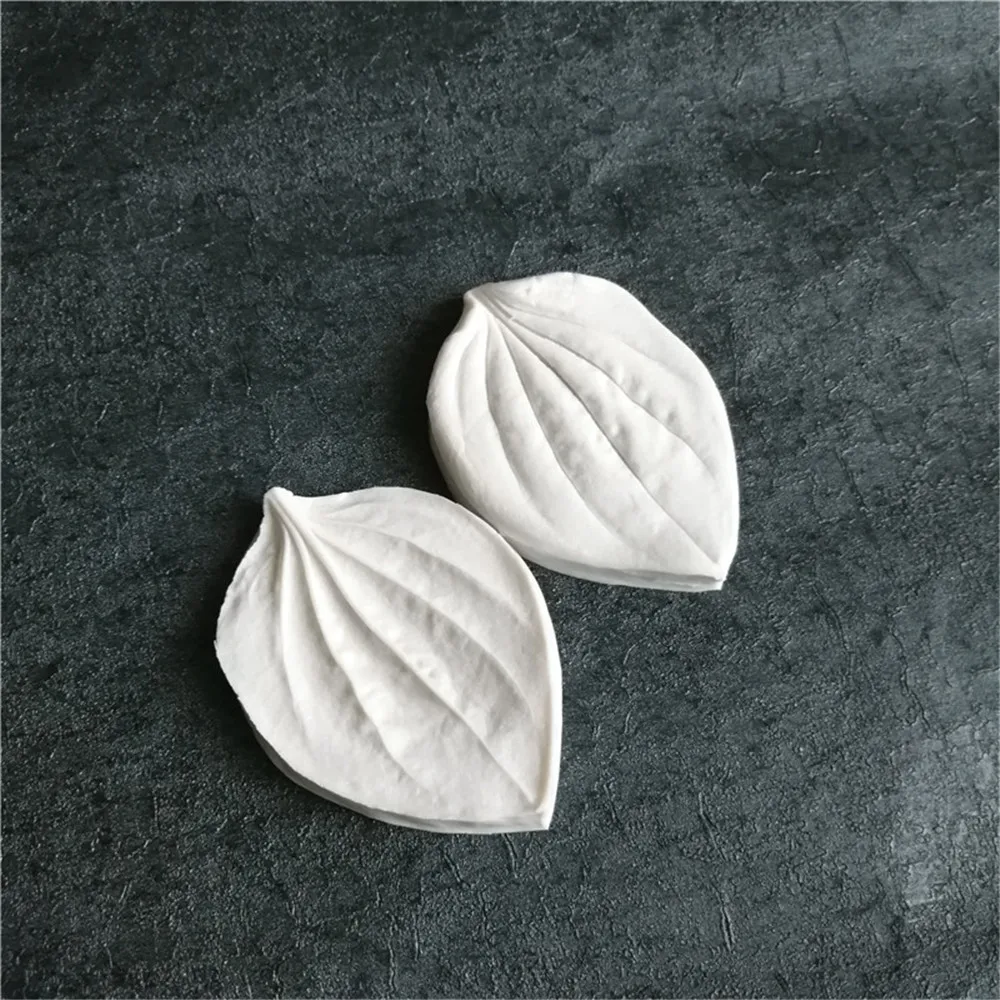 

Silicone Concrete Molds Large Grass Leaf Patterns Designer DIY Polymer Fondant Cake Flower Fondant Cake Stampo Cemento Mold