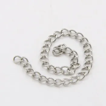 

10m 304 Stainless Steel Twisted Chains Curb Chains for Jewelry Craft Making