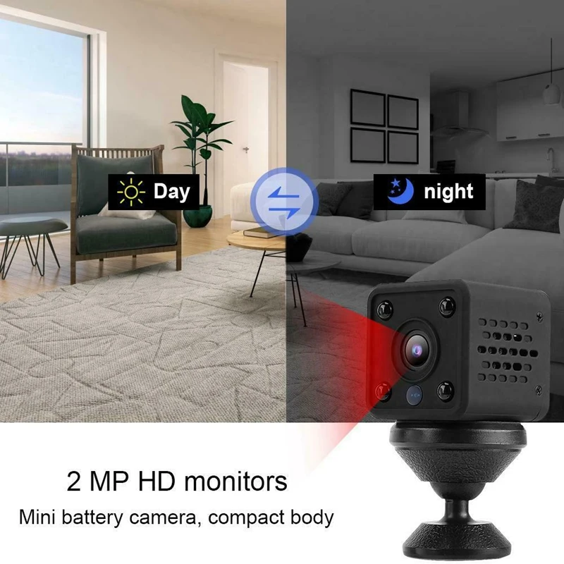 720P HD WIFI мини IP камера ночное видение Обнаружение движения видеокамера петля