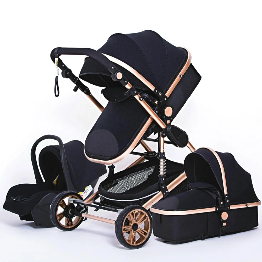 baby stroller folds