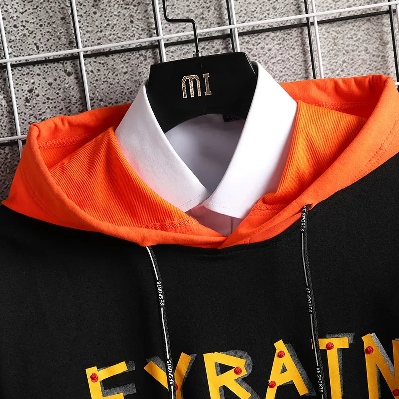 Waliicorners Winter Men's Hooded Hoodie Patchwork Sweatshirt Hip Hop Japanese Streetwear Harajuku Black Hoodies Male Sweatshirts 12 H56e151d34af54c6c9a43faf4f9a17b7bL