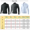 Mens Long Sleeve Gym Shirts 2022 Running Bodybuilding Workout Top Quick Drying Compression Tee Man Sports Jogging Shirts ► Photo 2/6