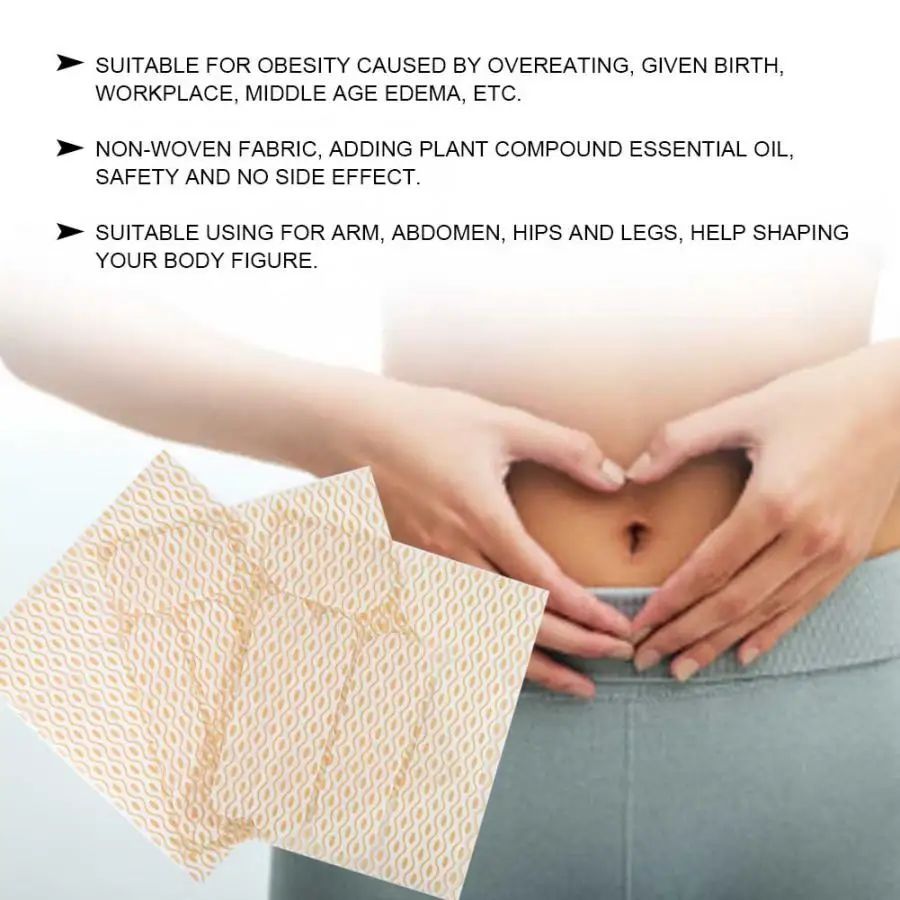 3 шт пластырь для похудания талии руки живота ноги сжигание жира патч формирующий