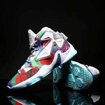 

Men Basketball Shoes Couple Athletic Male Sneakers LJB Colorful Trainers Men High-top Outdoor Breathable Zapatillas De Baloncest