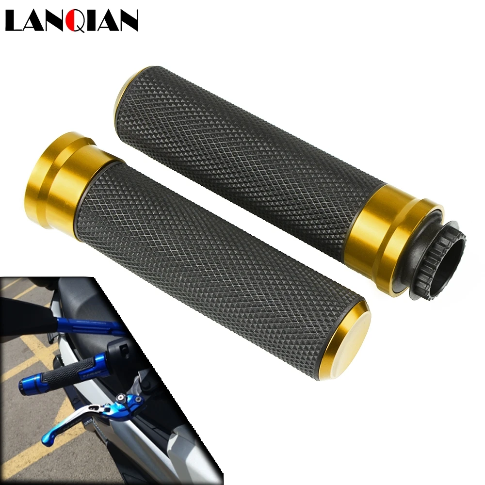 

Motorcycle Accessory Poignee Moto Aluminum Hand Grip Aluminum Plastic For gsx s1000 hyosung gt250r versys 650 honda forza 125