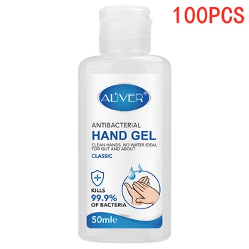 

100PCS 50ml Hand Sanitizer Gel Antibacterial Hand Gel Disinfection Quick-dry Portable Natural Hand Care Hand Sanitiser No Wash