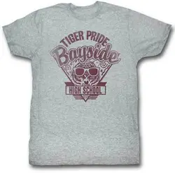 Saved By The Bell 90-х Tiger Pride Bayside Высокая взрослая футболка хлопок наивысшего качества Топы Футболка