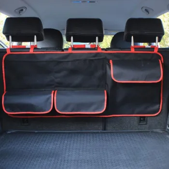 

Car High Capacity Adjustable Trunk Backseat Storage Bag Multi-use Oxford Automobile Seat Back Organizer