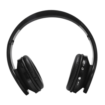 

Foldable Bluetooth Wireless Headset Sport Stereo Headphone Earphone Handfree Mic Color:Black