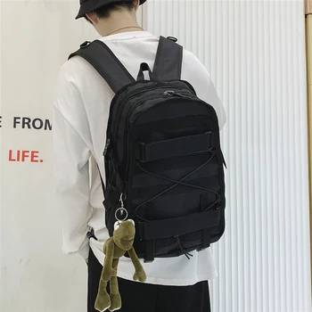 

Backpack Studio Schoolbag Couple Tooling Style Fashion Brand Retro Street Shooting Japanese Student Backpack