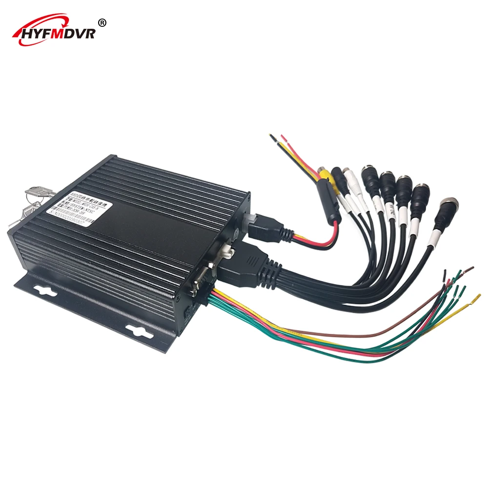 HYFMDVR AHD Автомобильный регистратор HD 4-полосная sd card monitor хост мегапиксельная MDVR/прицепы/экскаватор грузовик