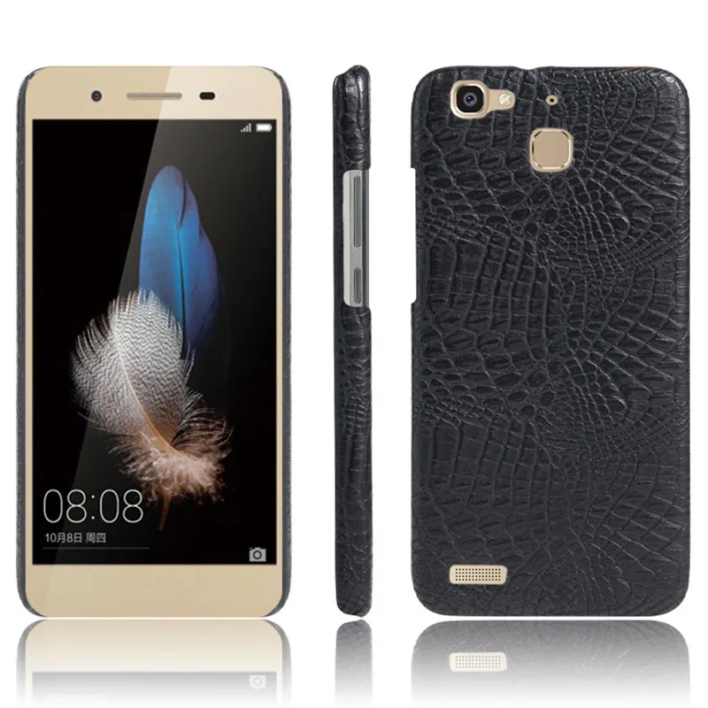 Чехол для Huawei GR3 Роскошный чехол телефона из искусственной кожи крокодила задняя
