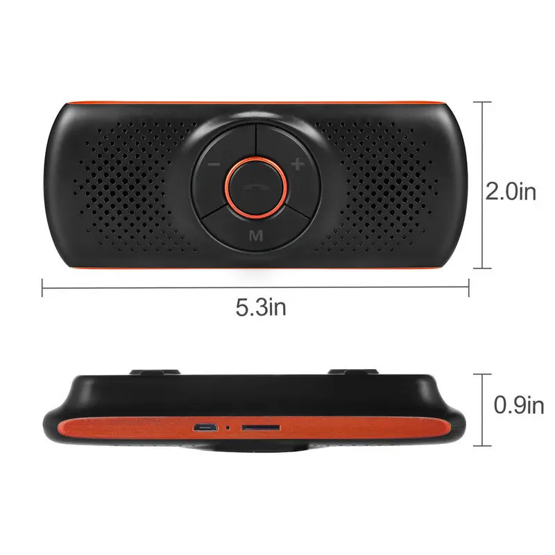Bluetooth 4,2 автомобильный динамик автомобильный стерео музыкальный приемник плеер бас встроенный микрофон плеер с tf-картой V-Best