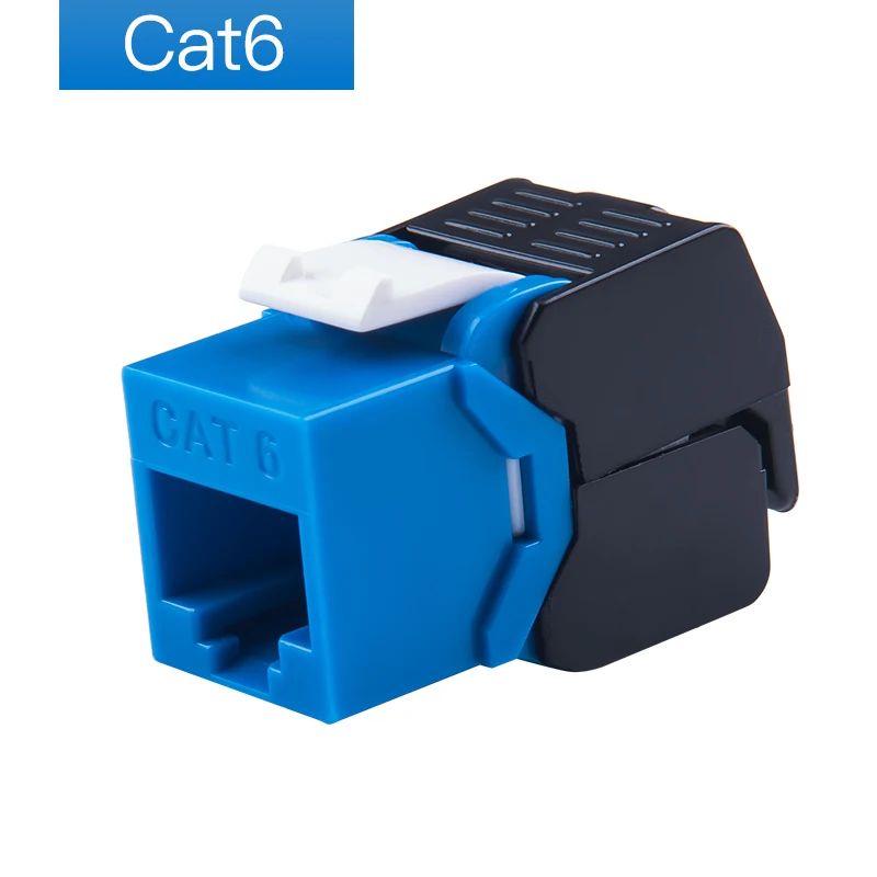 Фото Сетевые модули Gigabit Ethernet RJ45 CAT6, цветные, без инструментов, 7 цветов на выбор №5