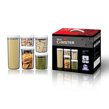 

Kitchen Food Storage Bottles Jars Set with Label Sticker Sealing Cans Spice Candy Storage Banks Mason Cans Kitchen Accessories