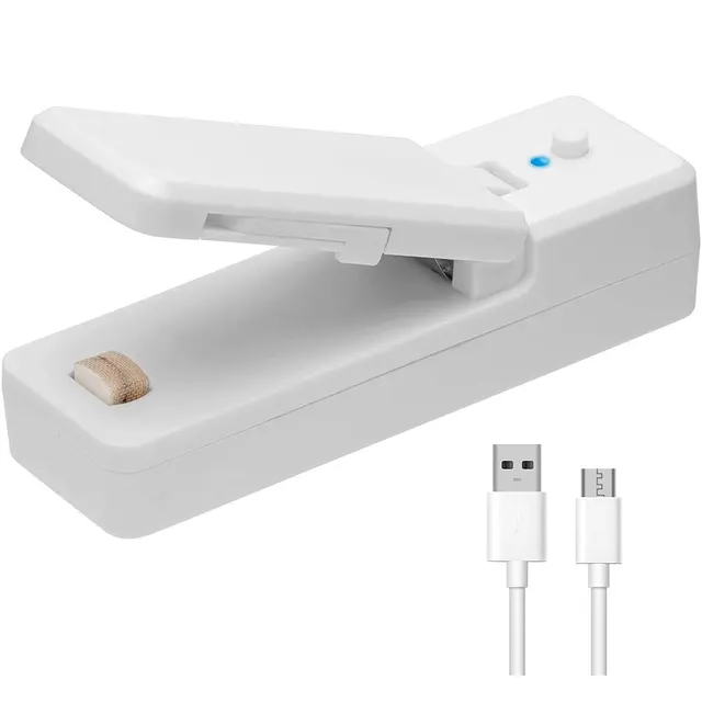 Usb Töltés Mini Tömítőgép Háztartási Snack Műanyag Csomagolózsák Hő Kis