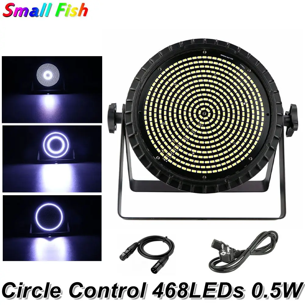 

LED 468 White Strobe Light Disco Light Music For Festival Parties LED FlashLight Effect Stage Lighting Dj Equipments Par LED