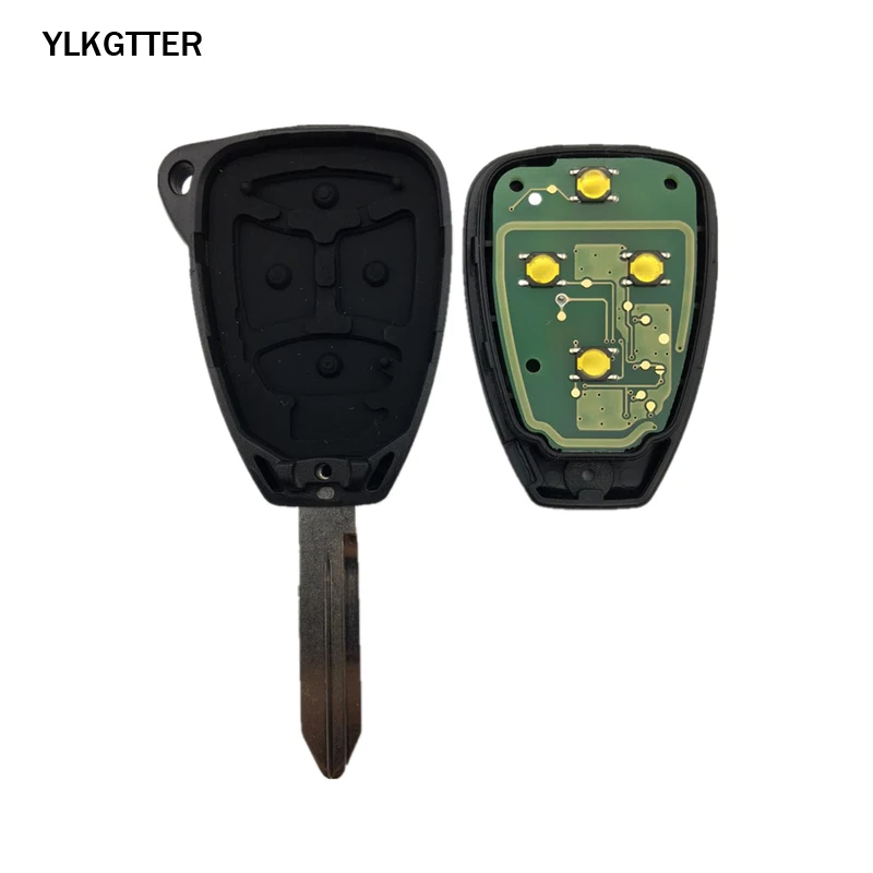 YLKGTTER 433 МГц 2+ 1 кнопка дистанционного ключа для Jeep Grand Cherokee Chrysler 300 KOBDT04A 315 МГц для Dodge Dakota Durango ключ зарядного устройства