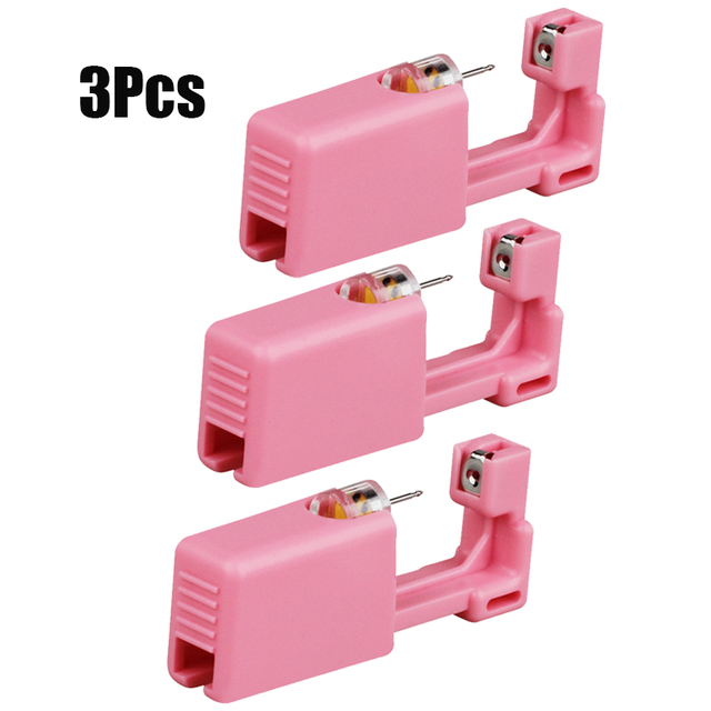 Ear Piercing Gun Kit Disposable Disinfect Safety Earring Piercer Machine Studs Nose CLip Body Jewelry Piercing Tool