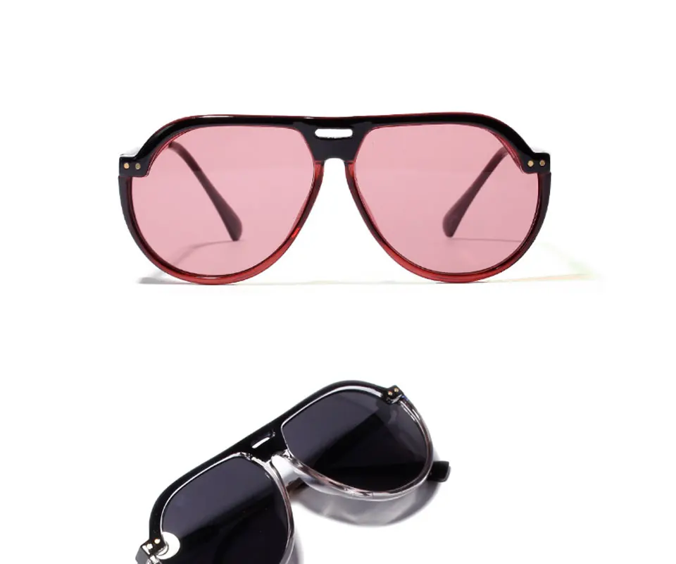 New Fashion Big Frame Sunglasses Men Frog Glasses for Women High Quality Retro Sun Glasses Vintage Glass JYJ222